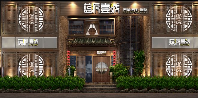 半岛体育古典门头设计效果图大全：传承历史展现文化魅力(图3)
