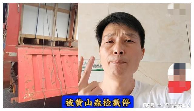 司机因拉货的两半岛体育个木托盘被森检罚2万木头为何不能进黄山？(图1)